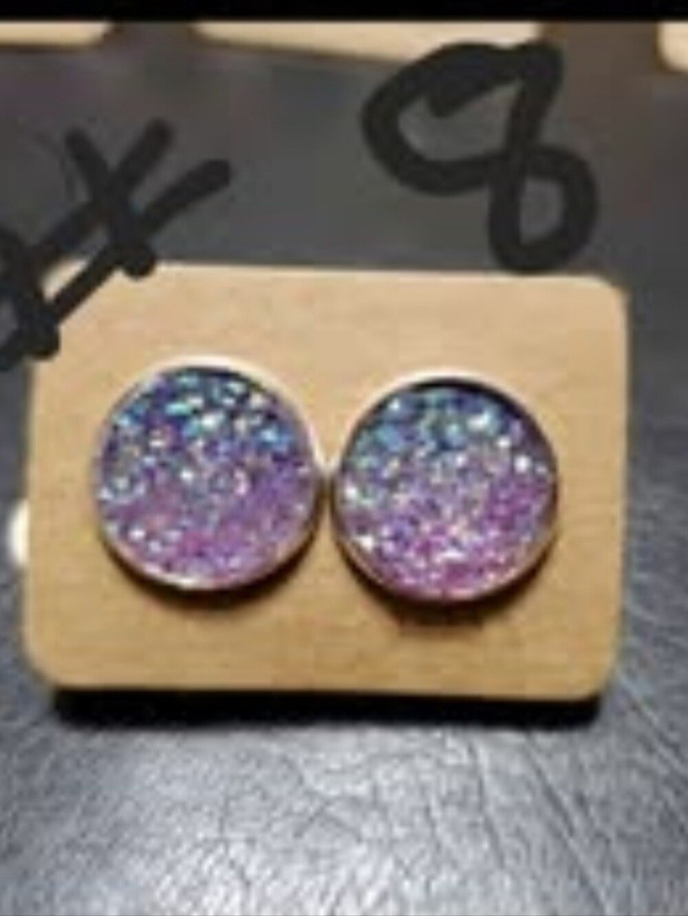 Women's Druzy Earrings - Picture 14 of 14